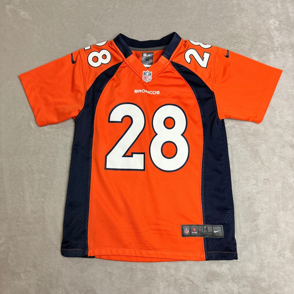 Nike Montee Ball Denver Broncos Jersey Youth M 10/12 Orange NFL On Field EUC